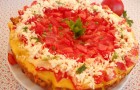 Cheesecake cu roşii